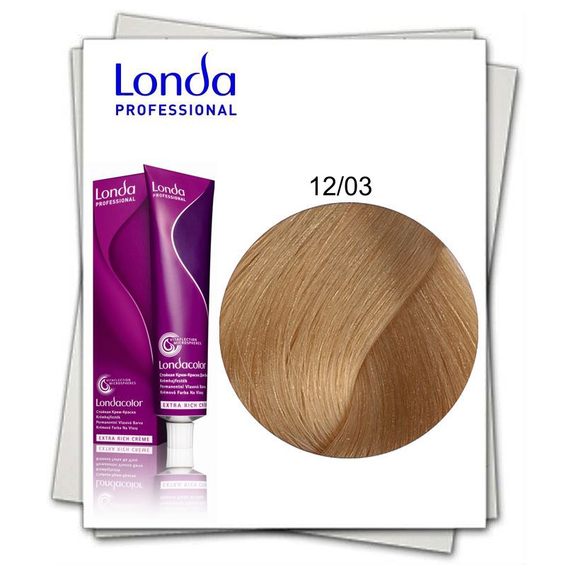 Vopsea Permanenta - Londa Professional nuanta 12/03 blond special auriu