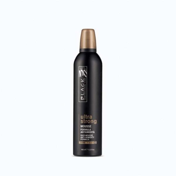 Spuma Fixativă Restructurantă Equal Strong Black Professional 400ml