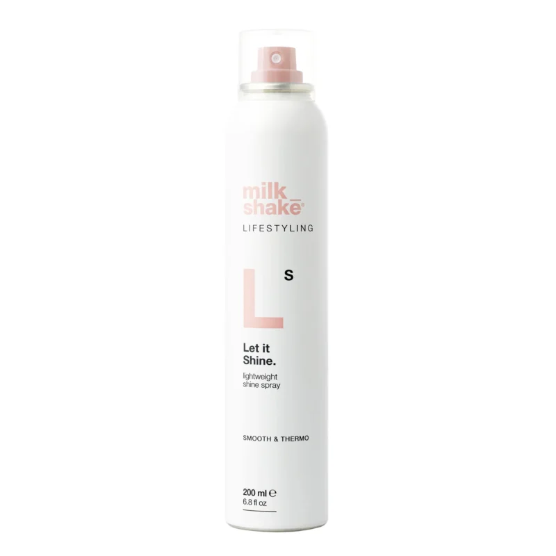 MILK SHAKE LIFESTYLING LASĂ SĂ STRĂLUCEȘTE Spray ușor, cu protecție termică, pentru strălucire 200 ml
