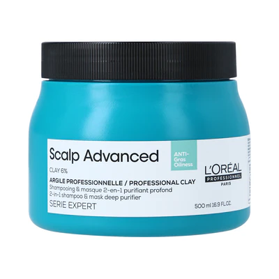 L'Oréal Professionnel Serie Expert Scalp Advanced – Argilă purifiantă anti-sebum 500 ml