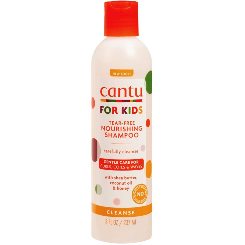 șampon copii fără lacrimi, Cantu Care for Kids 237 ml, șampon păr creț copii, șampon delicat scalp sensibil, șampon hrănitor pentru copii