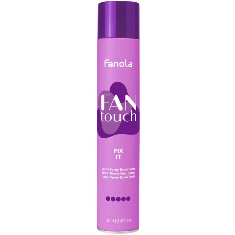 Fanola Fantouch Extra Strong – Spray Fixativ cu Fixare Foarte Puternică 500 ml