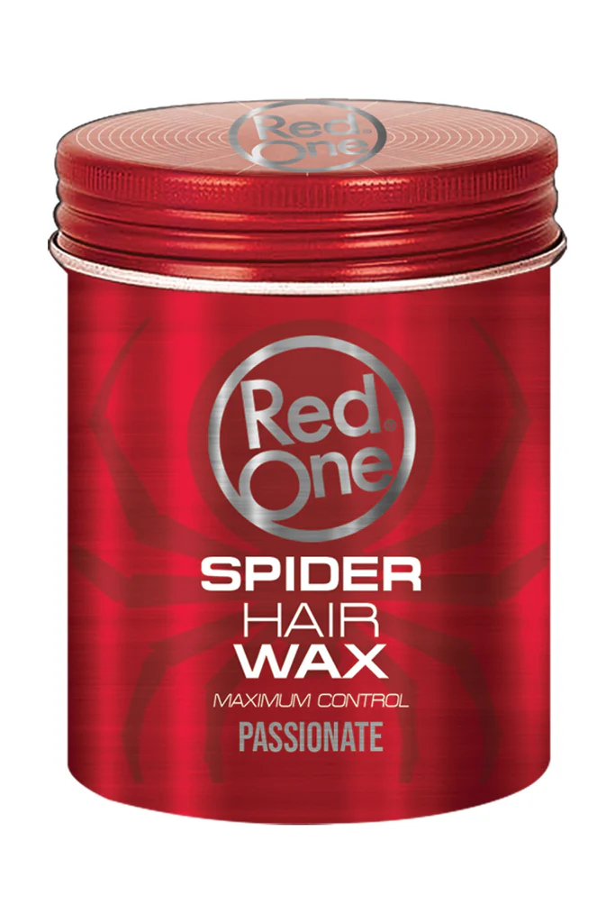 Red One Spider Wax Passionate, ceară elastică păr 100 ml, spider hair wax profesional, ceară păr fixare puternică, produs styling barber, Red One Passionate