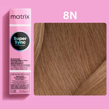 Matrix SoColor Sync Pre-Bonded Toner 8N Light Blonde Neutral 90ml