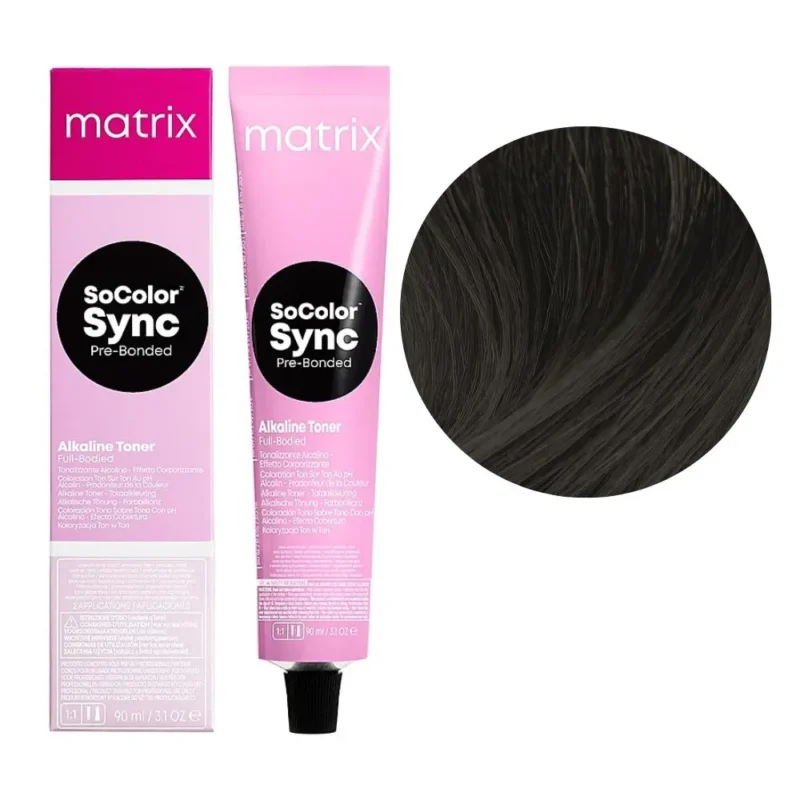Matrix SoColor Sync Pre-Bonded Toner 2N Darkest Neutral Brown 90ml