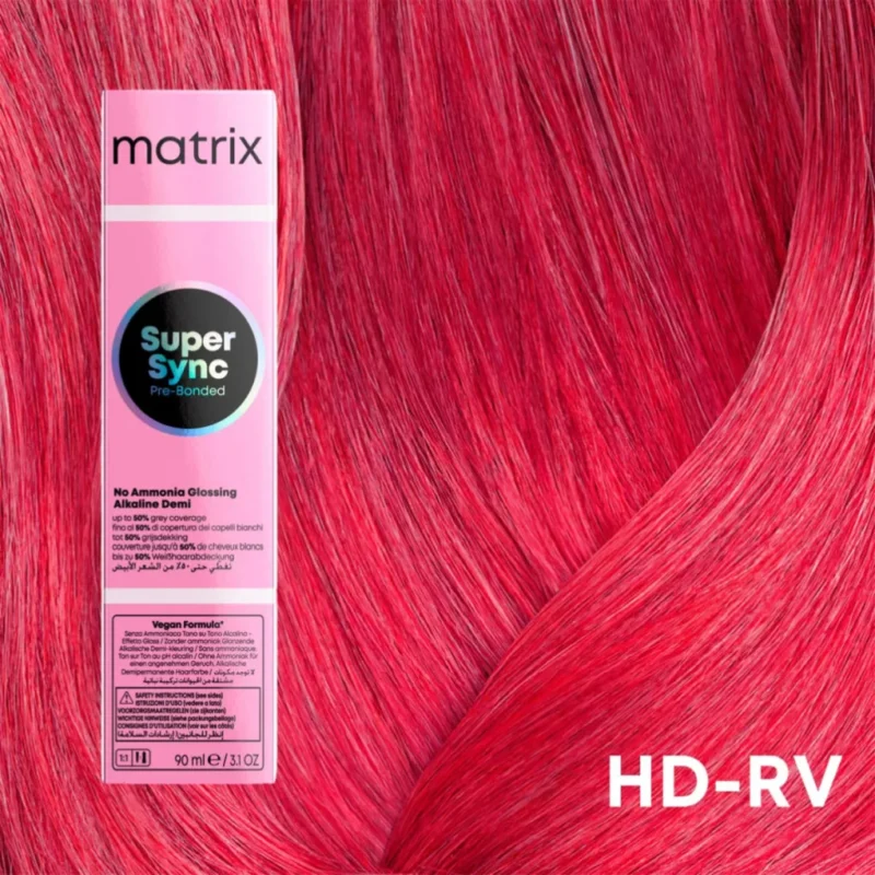 Matrix SoColor Sync Pre-Bonded Toner HD-RV High Definition Red Violet 90ml