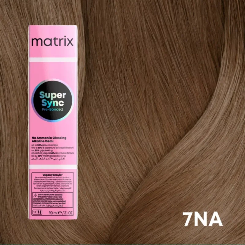 Matrix SoColor Sync Pre-Bonded Toner 7NA Medium Blonde Natural Ash 90ml