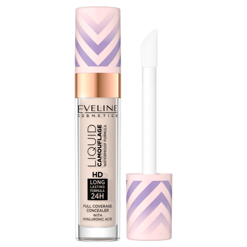 Eveline Cosmetics Camouflage Waterproof Formula 01 Light Porcelain – Corector lichid 7.5 ml