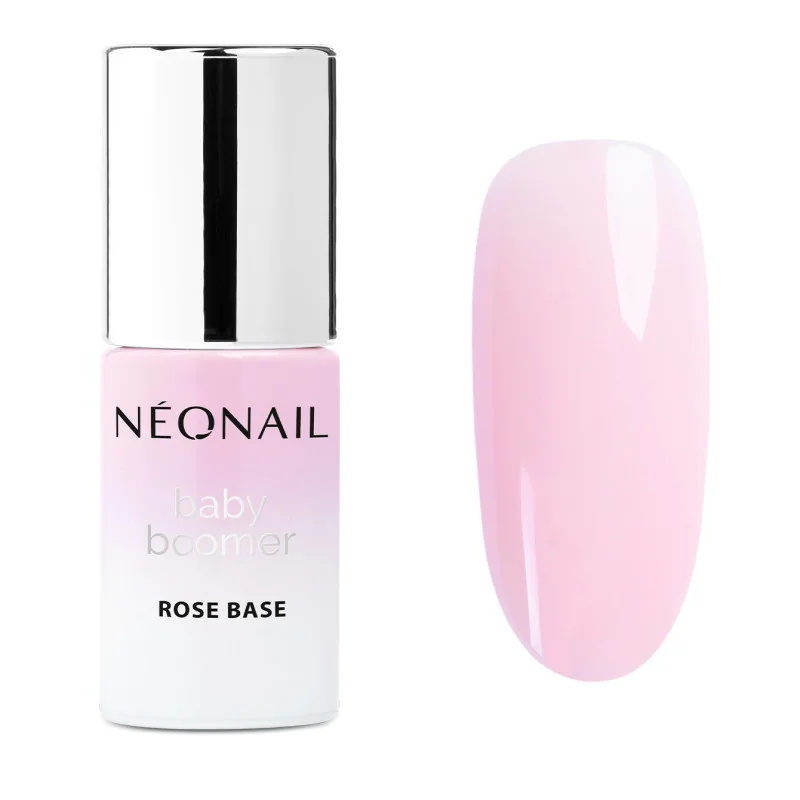 NeoNail Baby Boomer Rose Base – Ojă semipermanentă 7.2 ml