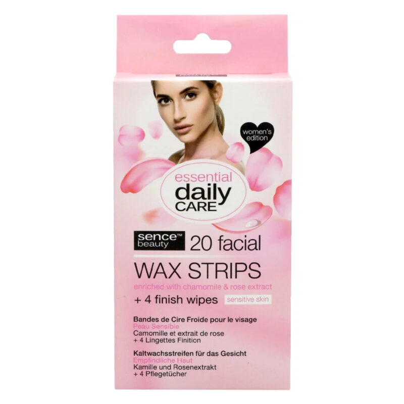 Benzi Depilatoare cu Ceară Sence Sensitive Skin 20 Bucăți