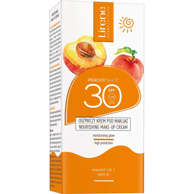 Cremă cu Protecție Solară Lirene Peachy SPF 30 50ml