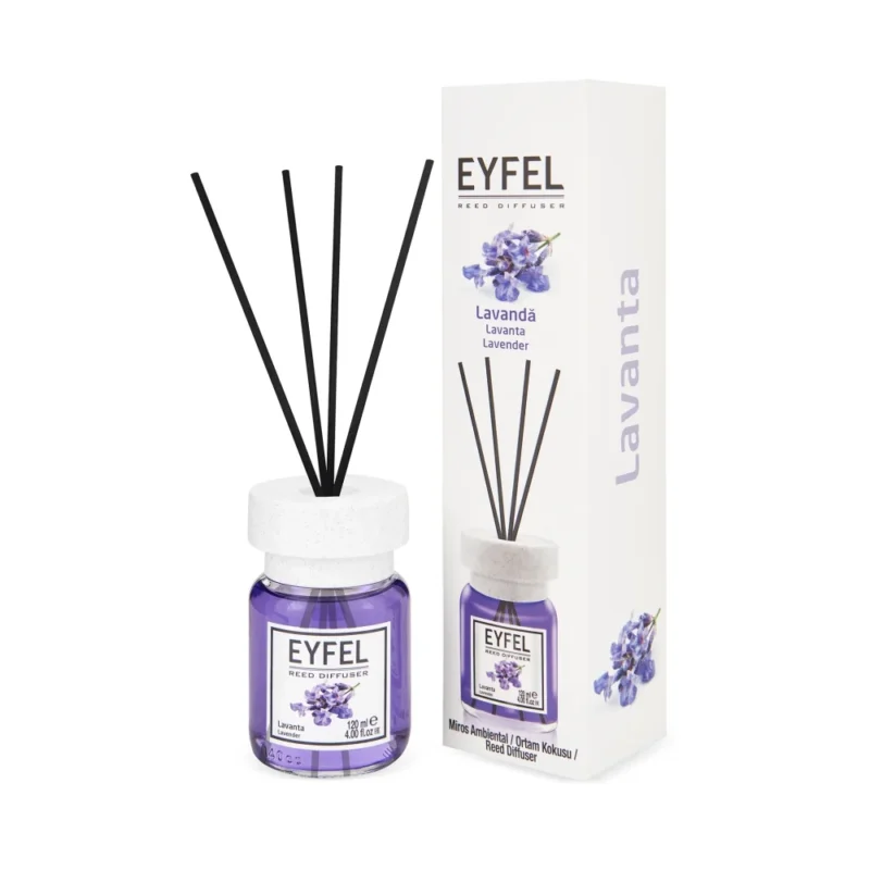 Odorizant de Cameră cu Bețișoare Eyfel Lavandă 120ml