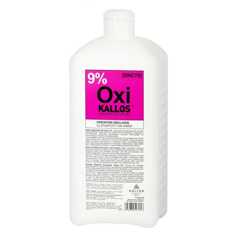 Oxidant Cremă Kallos  9% 30 Vol., 1000 ml