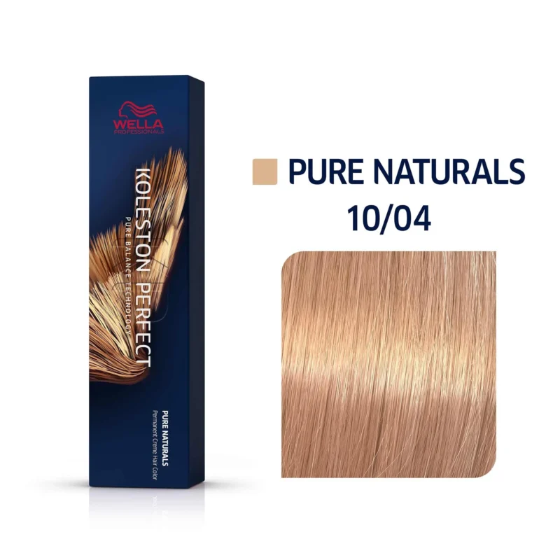 Vopsea Profesională Wella Koleston Perfect ME+ 10/04 Blond Luminos Deschis Roșcat Natural 60 ml