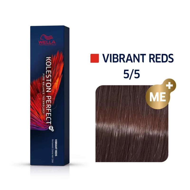 Vopsea Profesională Wella Koleston Perfect ME+ 5/5 Castaniu Deschis Mahon 60 ml