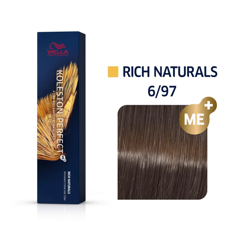 Vopsea Profesională Wella Koleston Perfect ME+ 6/97 Blond Închis Albastru Maro 60 ml