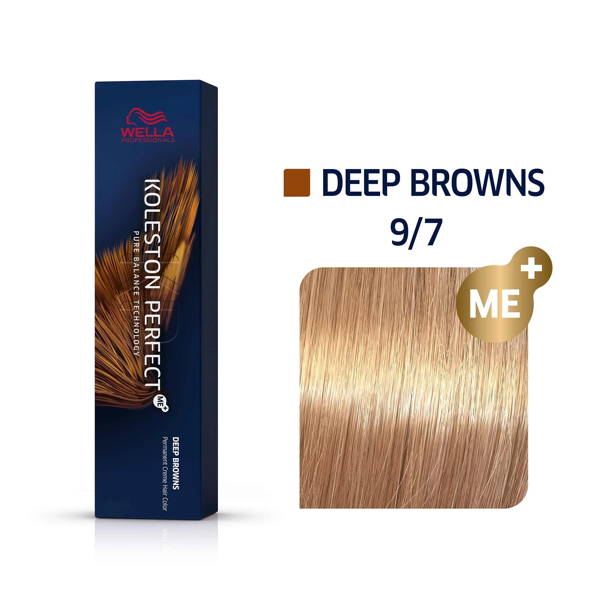 Vopsea Profesională Wella Koleston Perfect ME+ 9/7 Blond Luminos Castaniu 60 ml