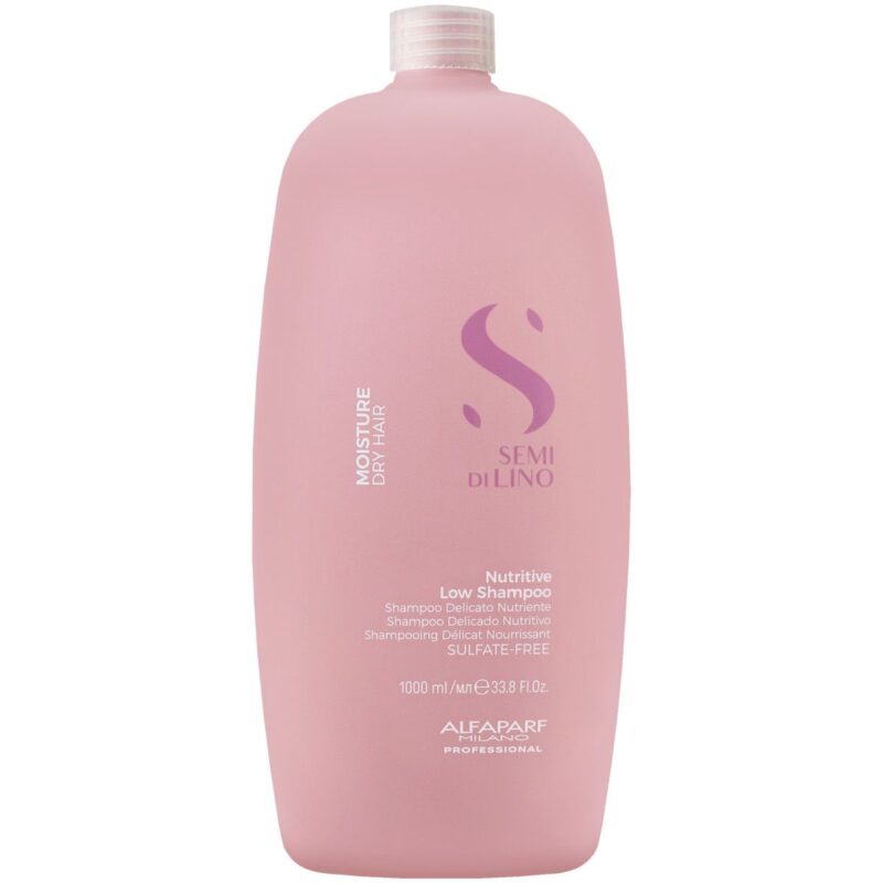 Șampon Profesional Alfaparf Semi di Lino Moisture Nutritive pentru Păr Uscat 1000 ml