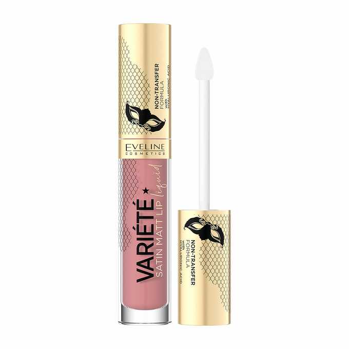Ruj Lichid Mat Eveline Variété Satin Matt 02 Raspberry Cream 4,5 ml