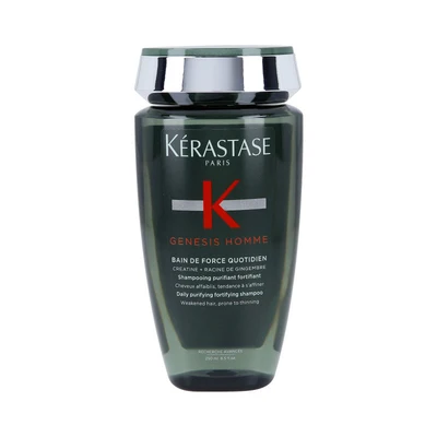 Șampon Profesional Kérastase Genesis Homme Bain de Force pentru Păr Slăbit și Subțire 250 ml