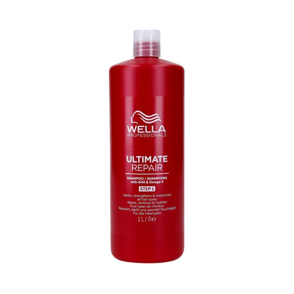 Șampon Profesional Wella Ultimate Repair Reparator și Detoxifiant pentru Păr Deteriorat 1000 ml