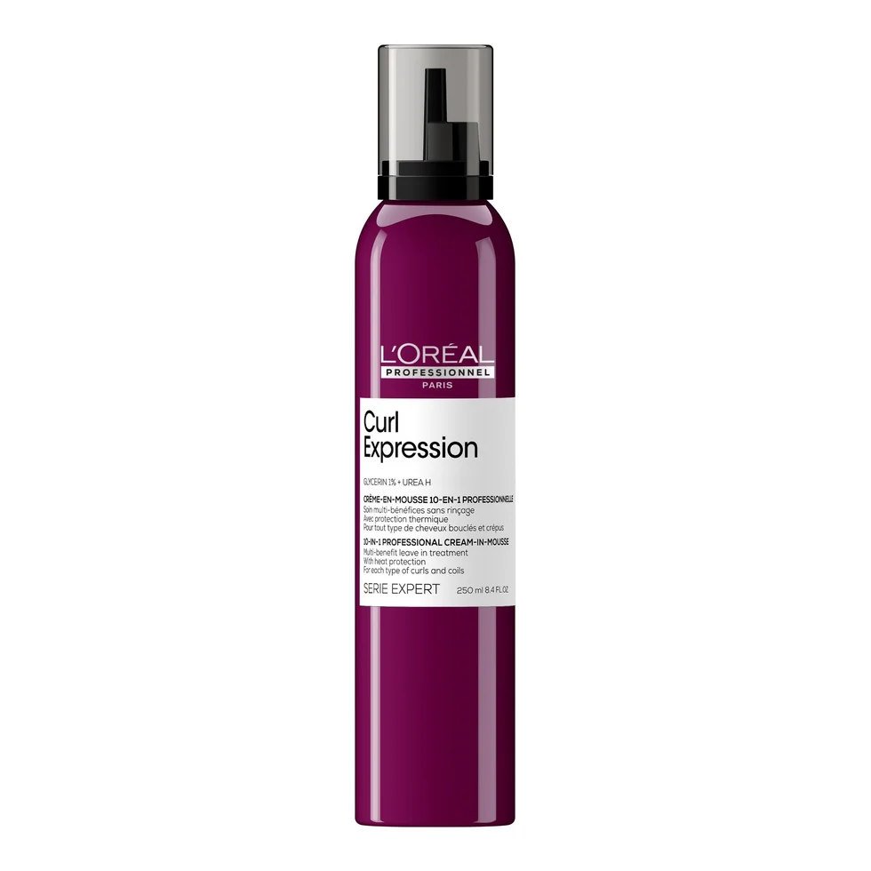 Spumă-Cremă Leave-In 10-în-1 L'Oréal Professionnel Serie Expert Curl Expression, 250 ml