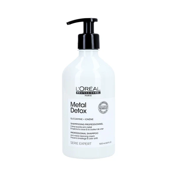 Șampon Anti-Metale L'Oréal Professionnel Serie Expert Metal Detox cu Glicoamină, 500 ml