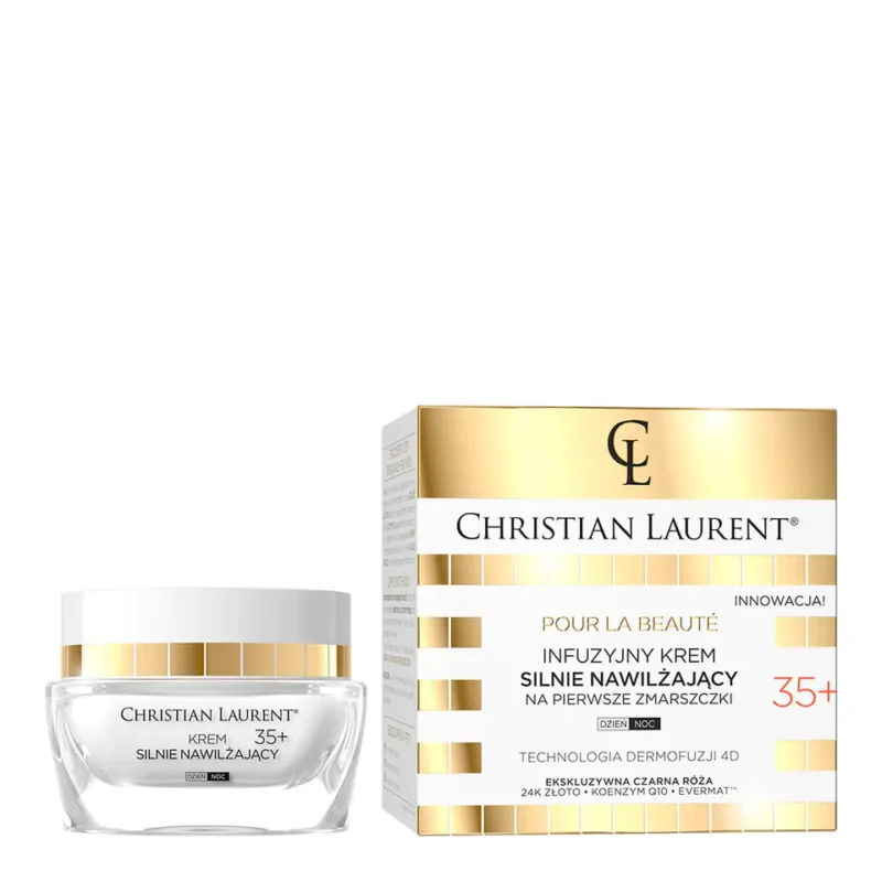 Cremă Intens Hidratantă Antirid Christian Laurent Pour La Beauté Infusion 35+ Zi și Noapte, 50 ml
