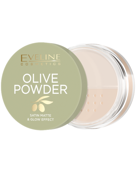 Eveline Cosmetics Olive Powder – Pudră Liberă cu Extract de Măsline, 8 g