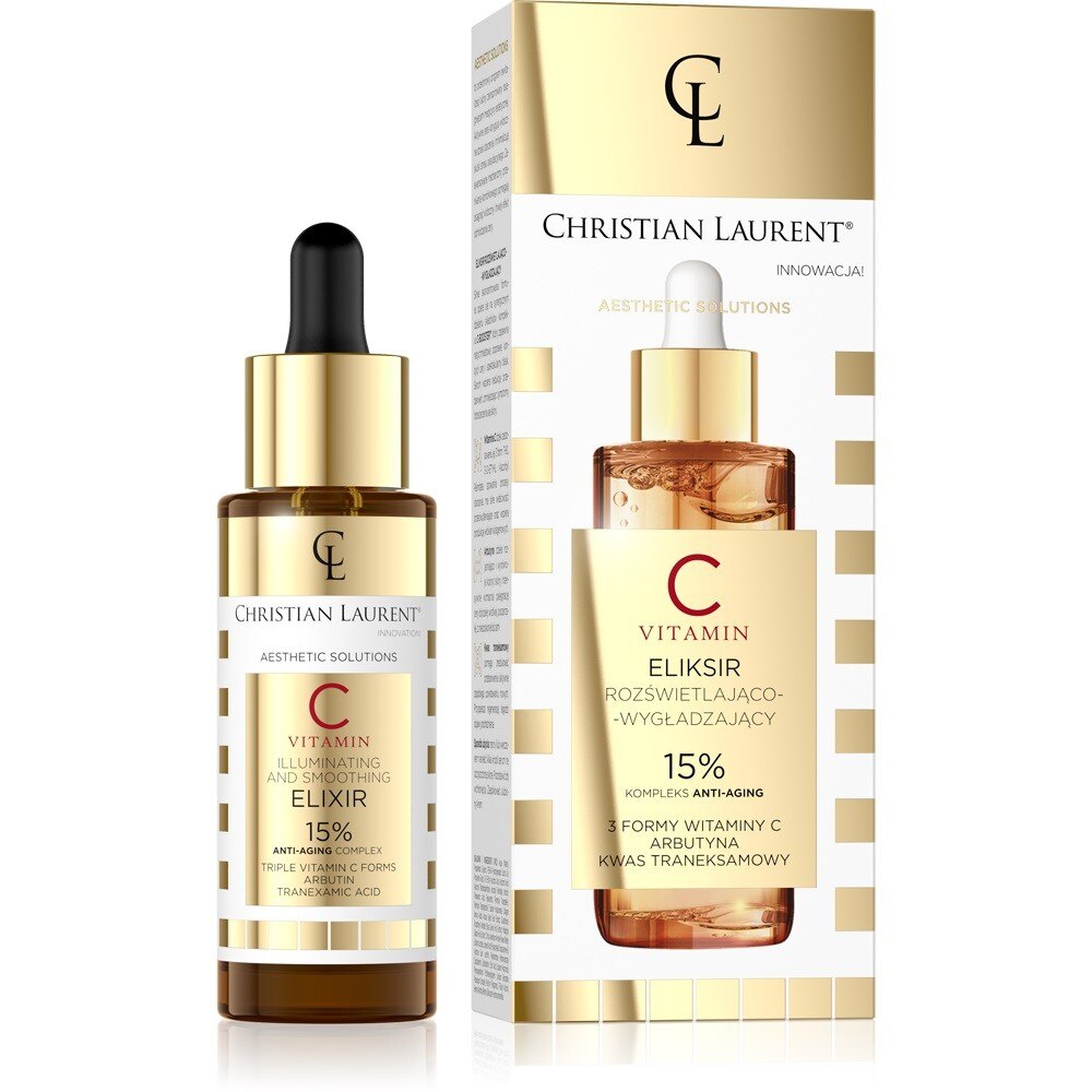 Christian Laurent C-Vit – Elixir Iluminator și Netezitor cu Vitamina C, 30 ml